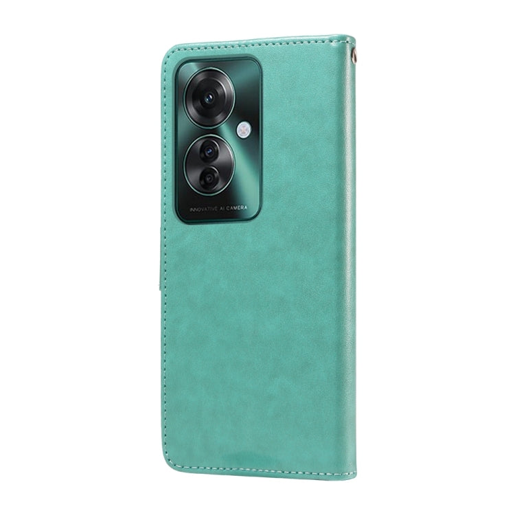 For OPPO Reno11 F / F25 Pro Global Embossed Butterfly Flowers Leather Phone Case