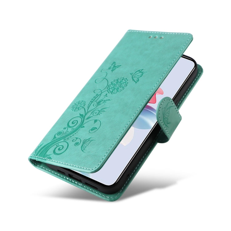 For OPPO Reno11 F / F25 Pro Global Embossed Butterfly Flowers Leather Phone Case