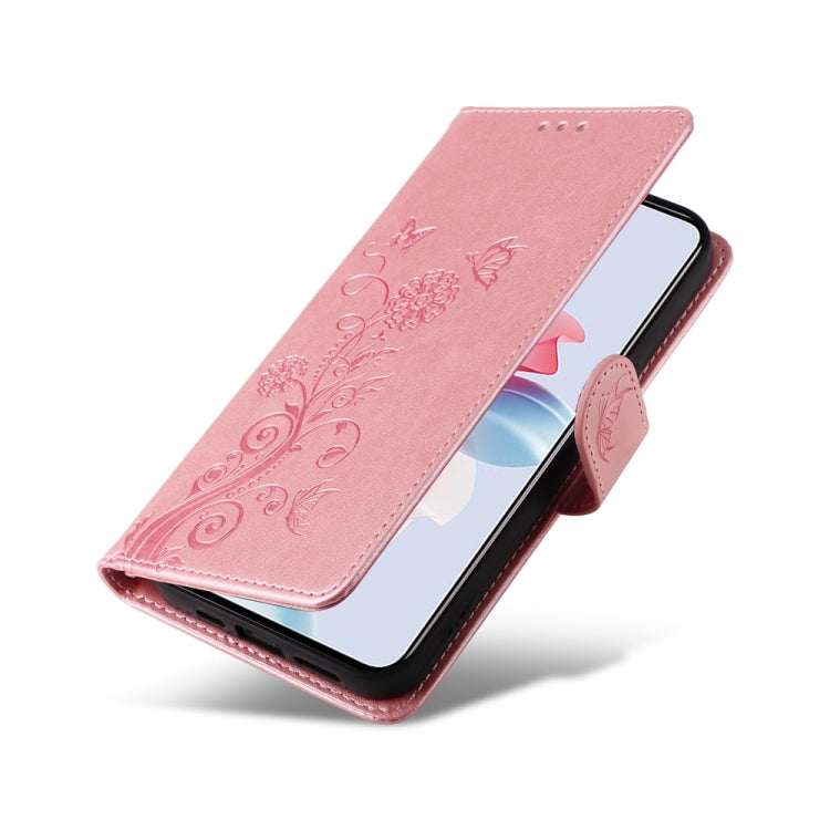 For OPPO Reno11 F / F25 Pro Global Embossed Butterfly Flowers Leather Phone Case