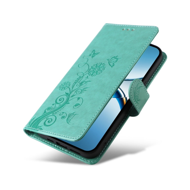For OPPO Find X8 Embossed Butterfly Flowers Leather Phone Case
