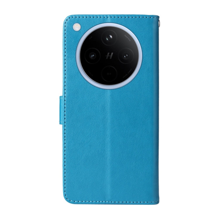 For OPPO Find X8 Embossed Butterfly Flowers Leather Phone Case