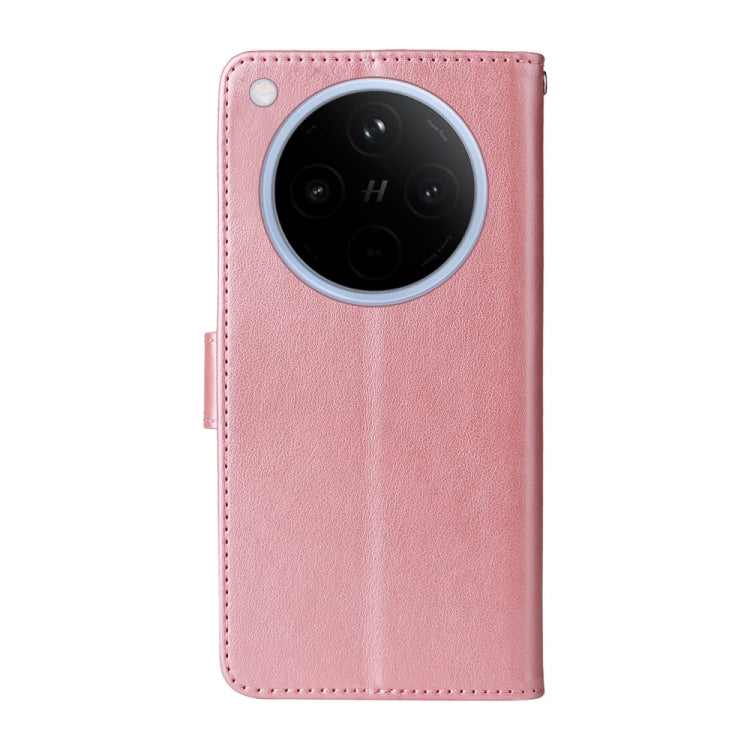 For OPPO Find X8 Embossed Butterfly Flowers Leather Phone Case