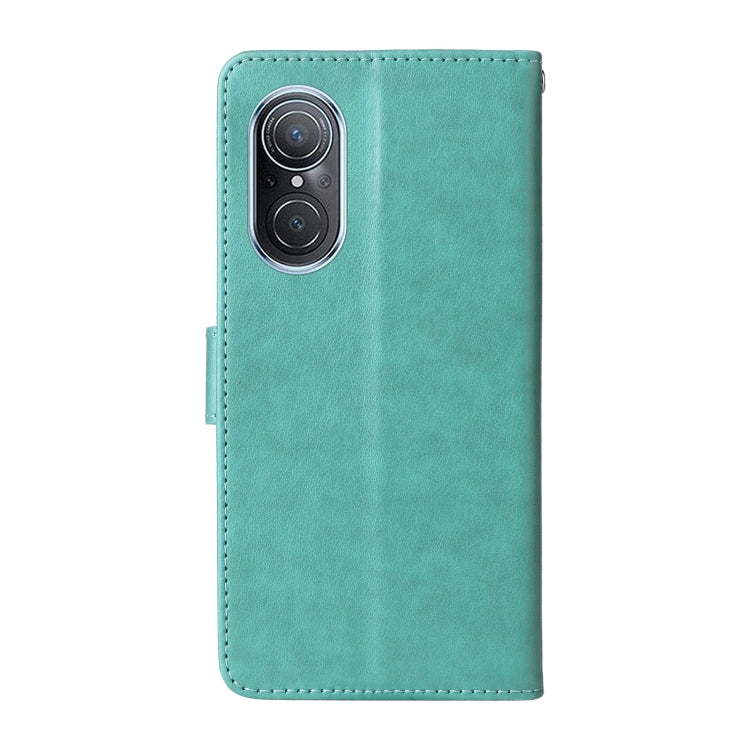 For Honor 50 SE / Huawei nova 9 SE Embossed Butterfly Flowers Leather Phone Case