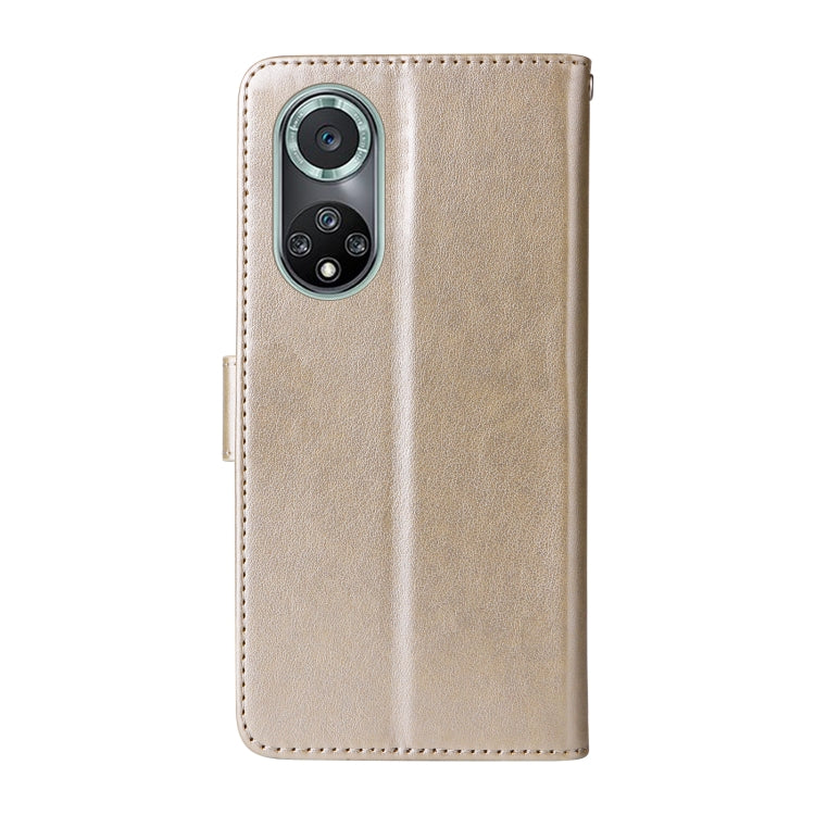 For Honor 50 Pro / Huawei nova 9 Pro Embossed Butterfly Flowers Leather Phone Case
