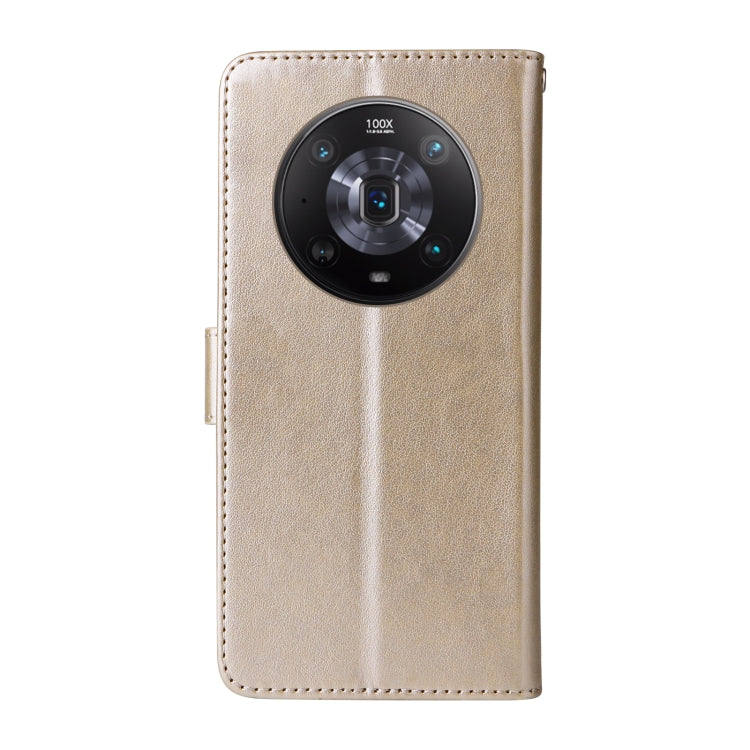 For Honor Magic4 Embossed Butterfly Flowers Leather Phone Case