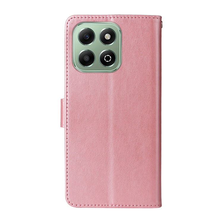 For Honor X6c 4G / X5b Plus / X6b 4G / X6a  Embossed Butterfly Flowers Leather Phone Case