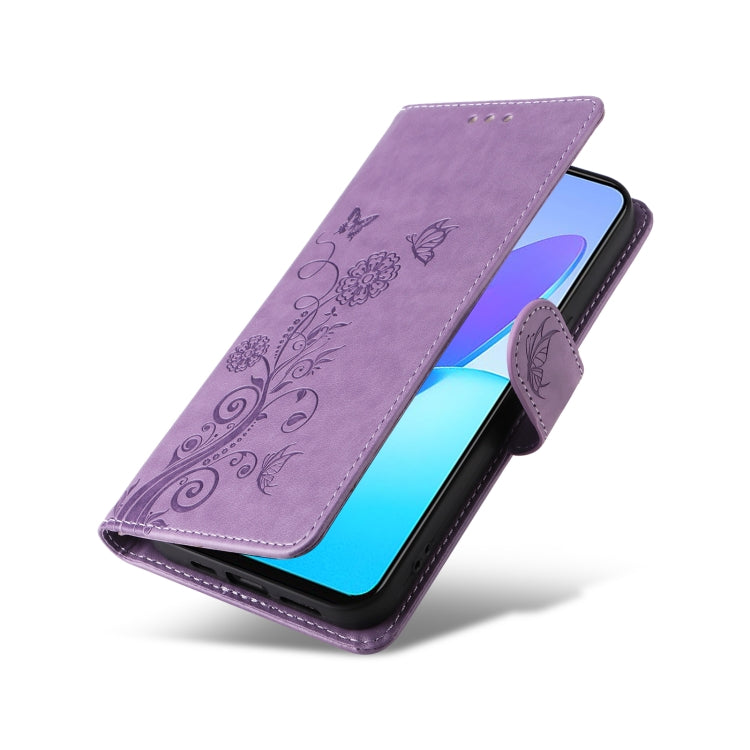 For Honor Play 6C / X6s / 70 Lite Embossed Butterfly Flowers Leather Phone Case