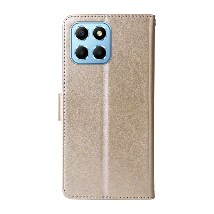 For Honor Play 6C / X6s / 70 Lite Embossed Butterfly Flowers Leather Phone Case