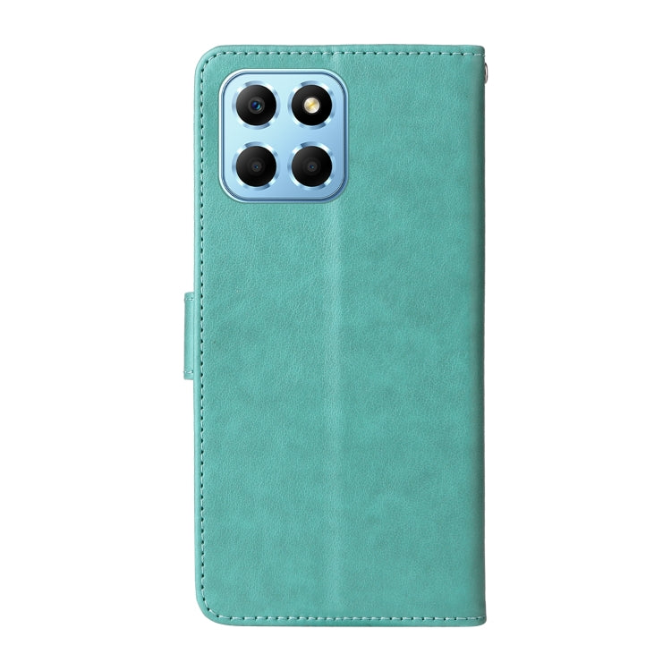 For Honor Play 6C / X6s / 70 Lite Embossed Butterfly Flowers Leather Phone Case