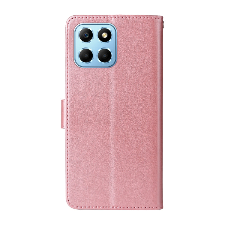 For Honor Play 6C / X6s / 70 Lite Embossed Butterfly Flowers Leather Phone Case
