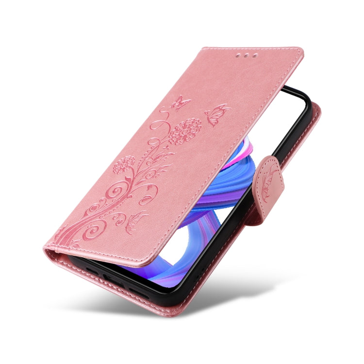 For Honor X9 5G / 4G / X30 Embossed Butterfly Flowers Leather Phone Case