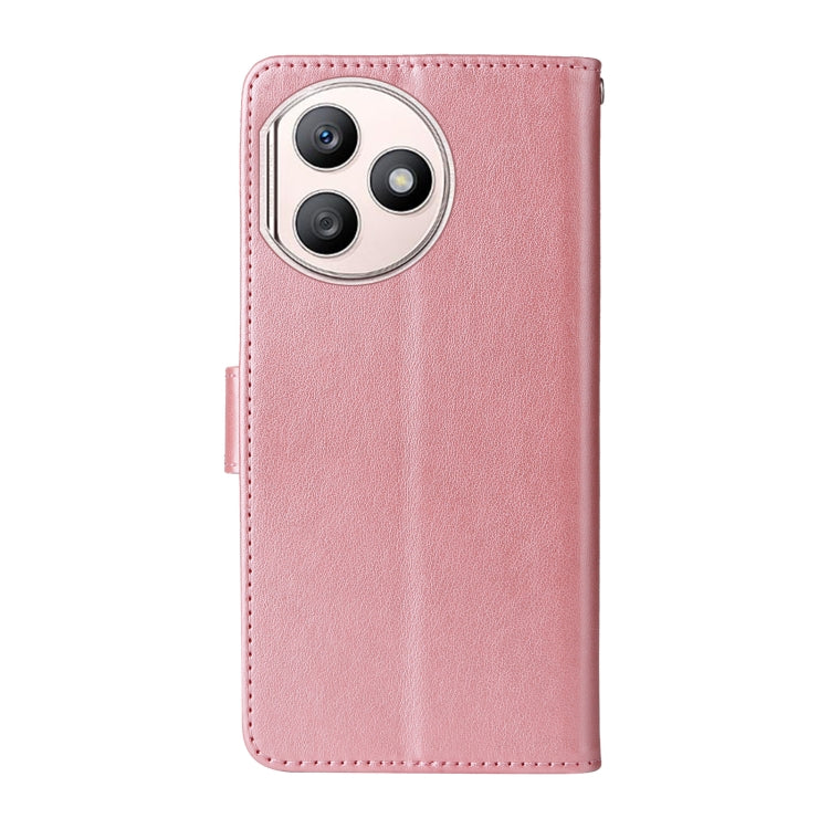 For Honor X50i+ Embossed Butterfly Flowers Leather Phone Case
