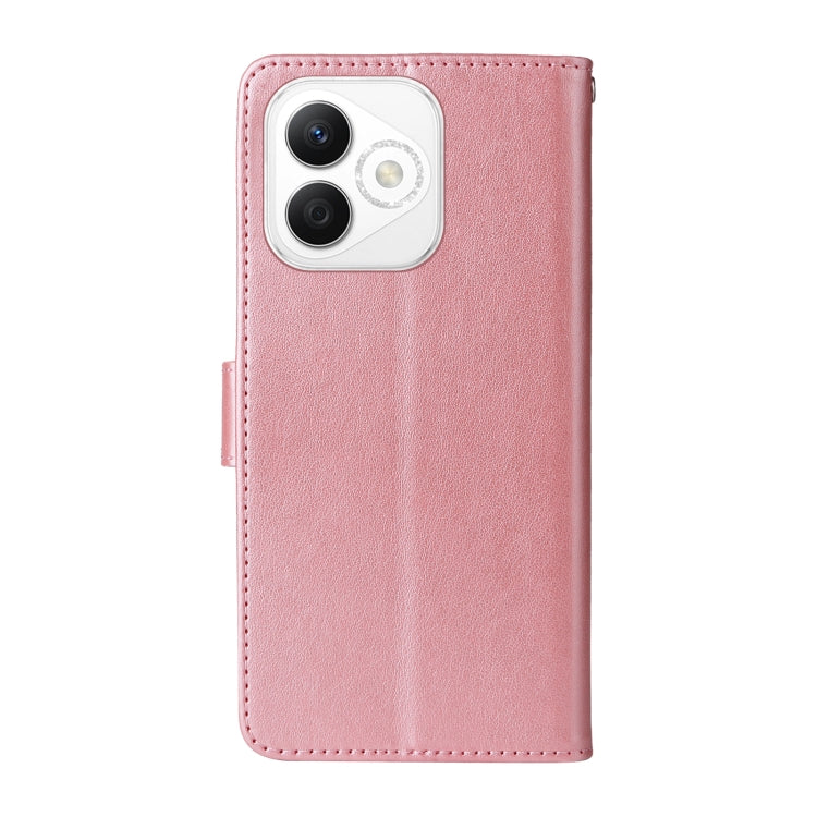 For Honor X60i Embossed Butterfly Flowers Leather Phone Case