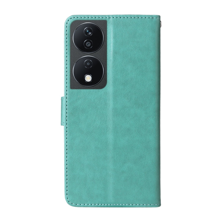 For Honor Play 50 Plus / Play 8T Embossed Butterfly Flowers Leather Phone Case