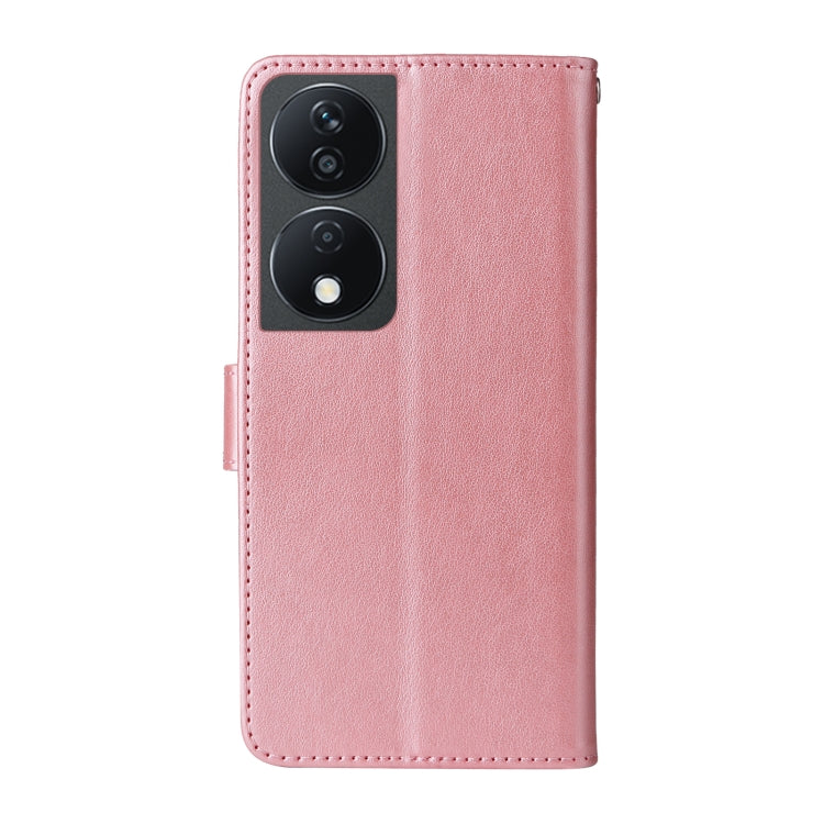 For Honor Play 50 Plus / Play 8T Embossed Butterfly Flowers Leather Phone Case