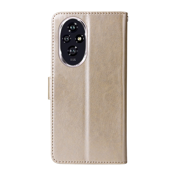 For Honor 200 Embossed Butterfly Flowers Leather Phone Case