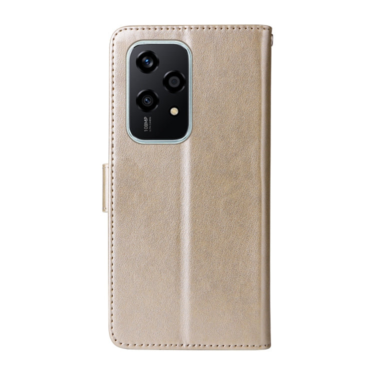 For Honor 200 Lite Global Embossed Butterfly Flowers Leather Phone Case