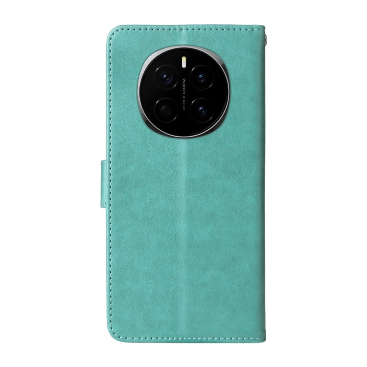 For Honor Magic7 Embossed Butterfly Flowers Leather Phone Case