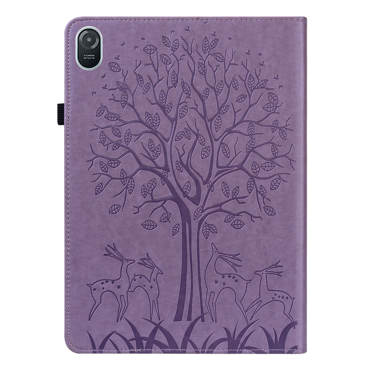 For Honor Pad 8 Tree & Deer Embossed Leather Tablet Case