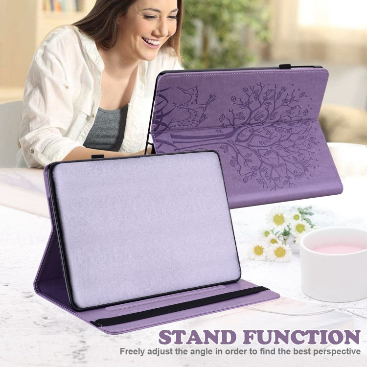For Honor Pad 8 Tree & Deer Embossed Leather Tablet Case