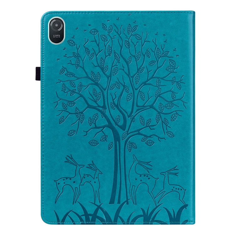 For Honor Pad 8 Tree & Deer Embossed Leather Tablet Case