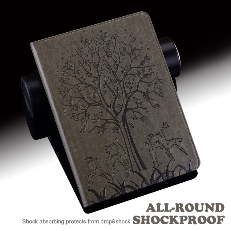 For Honor Pad 8 Tree & Deer Embossed Leather Tablet Case