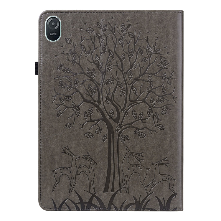 For Honor Pad 8 Tree & Deer Embossed Leather Tablet Case