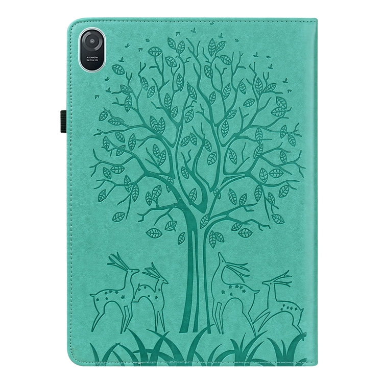For Honor Pad 8 Tree & Deer Embossed Leather Tablet Case
