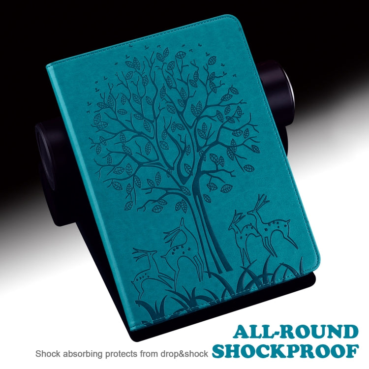 For Honor Pad X9 Tree & Deer Embossed Leather Tablet Case