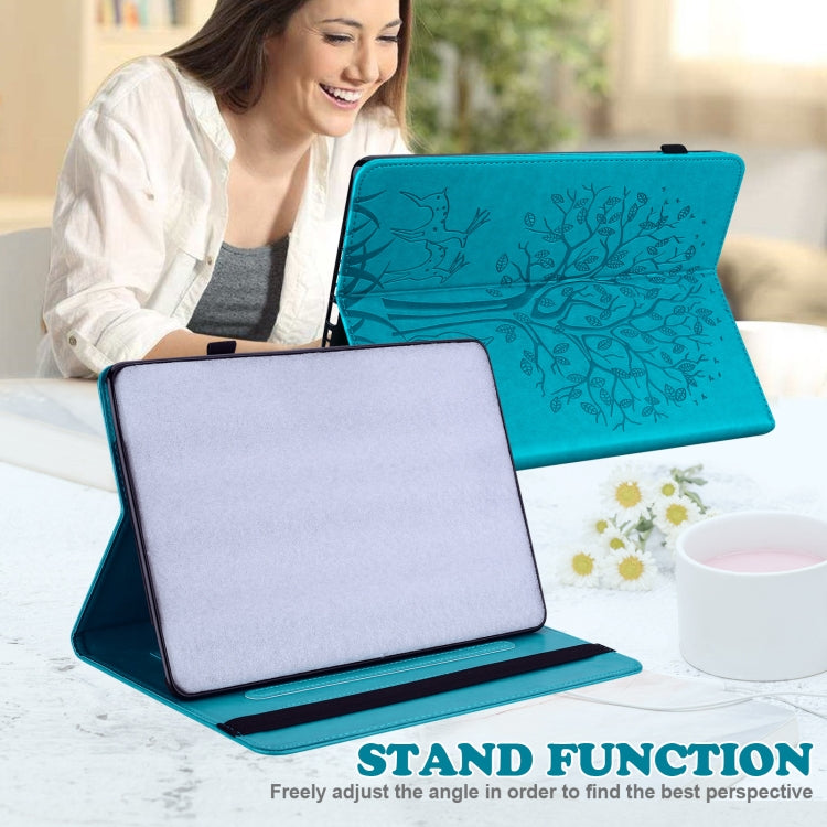 For Honor Pad X9 Tree & Deer Embossed Leather Tablet Case
