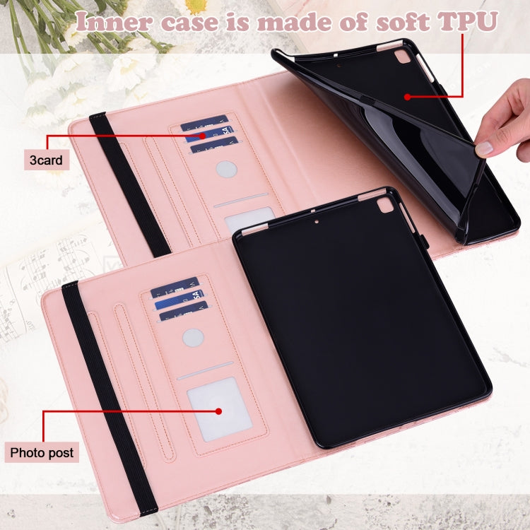 For Honor Pad X9 Tree & Deer Embossed Leather Tablet Case