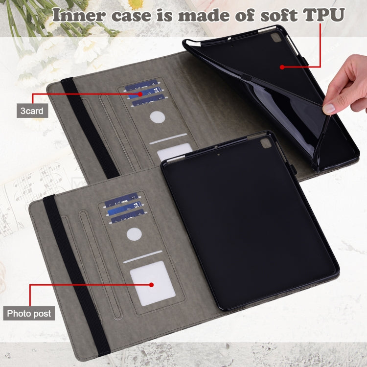 For Honor Pad X9 Tree & Deer Embossed Leather Tablet Case