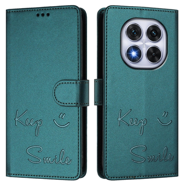 For Redmi Note 14 Pro 5G / 14 Pro+ 5G Smile Embossing RFID Leather Phone Case