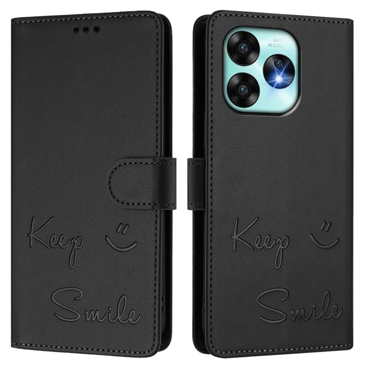 For Umidigi A15 / A15C / A15T Smile Embossing RFID Leather Phone Case
