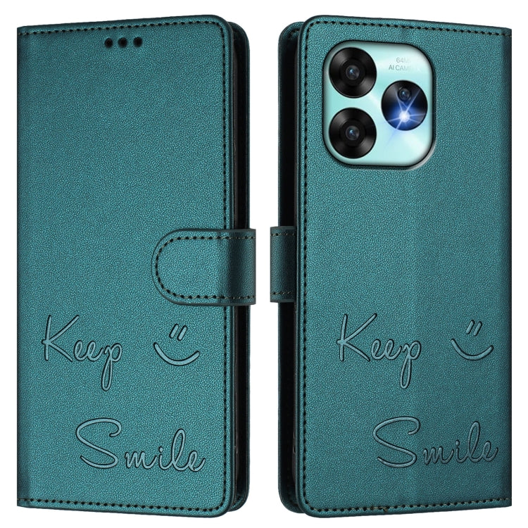 For Umidigi A15 / A15C / A15T Smile Embossing RFID Leather Phone Case