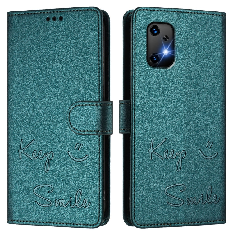 For Umidigi Bison X20 Smile Embossing RFID Leather Phone Case