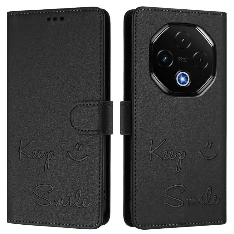 For UMIDIGI G100 Pro Smile Embossing RFID Leather Phone Case