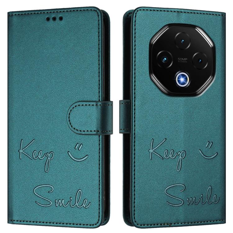 For UMIDIGI G100 Pro Smile Embossing RFID Leather Phone Case
