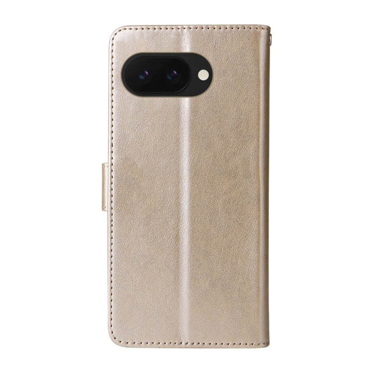 For Google Pixel 9a Embossed Butterfly Flowers Leather Phone Case