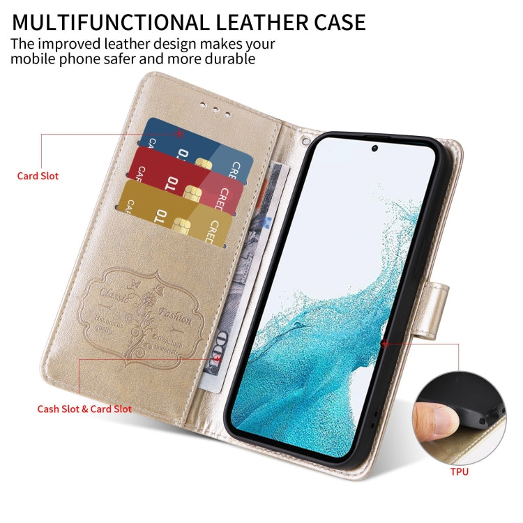 For Sony Xperia 5 V Embossed Butterfly Flowers Leather Phone Case