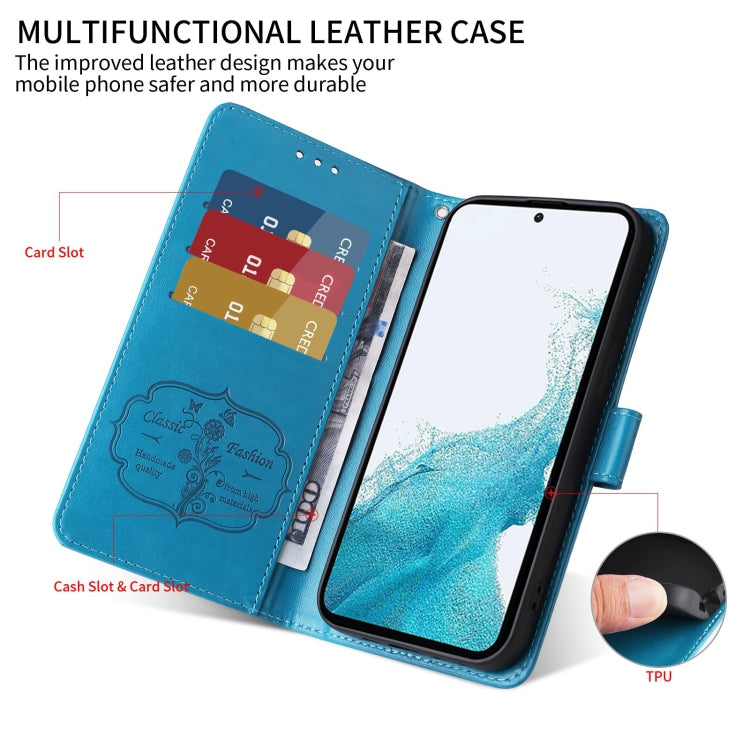 For Sony Xperia 10 VI Embossed Butterfly Flowers Leather Phone Case