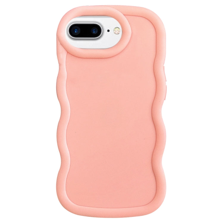 For iPhone 7 Plus / 8 Plus Big Wave Puff Shape TPU Phone Case