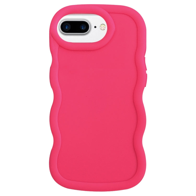 For iPhone 7 Plus / 8 Plus Big Wave Puff Shape TPU Phone Case