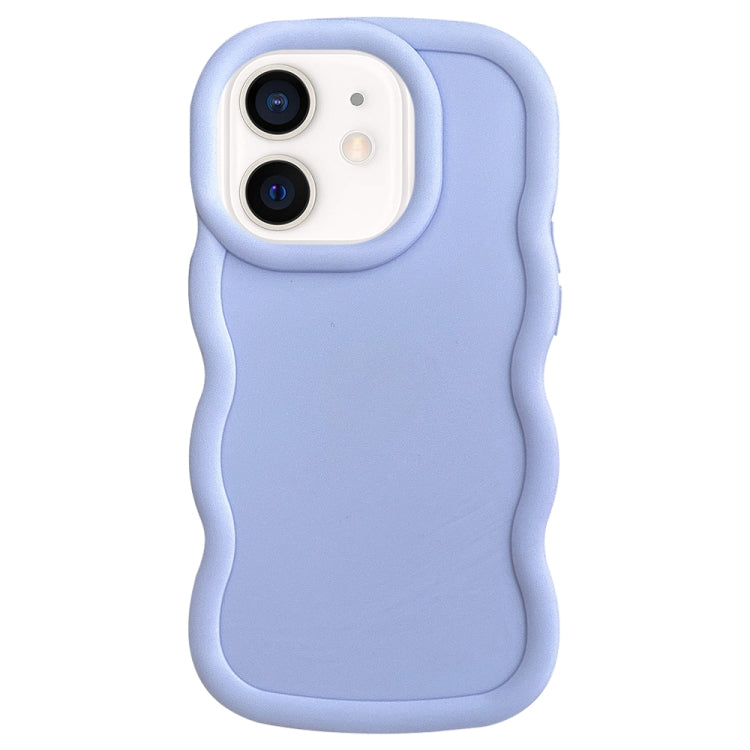 For iPhone 11 Big Wave Puff Shape TPU Phone Case