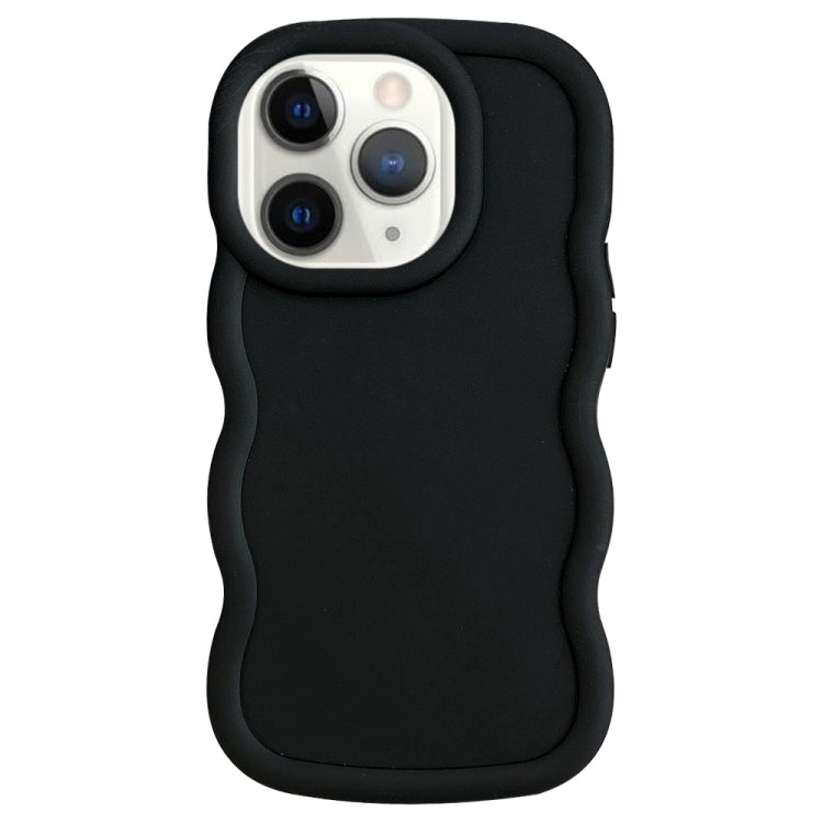 For iPhone 11 Pro Big Wave Puff Shape TPU Phone Case