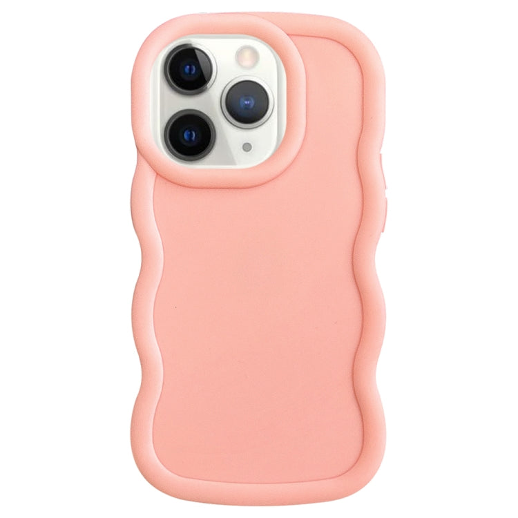 For iPhone 11 Pro Big Wave Puff Shape TPU Phone Case