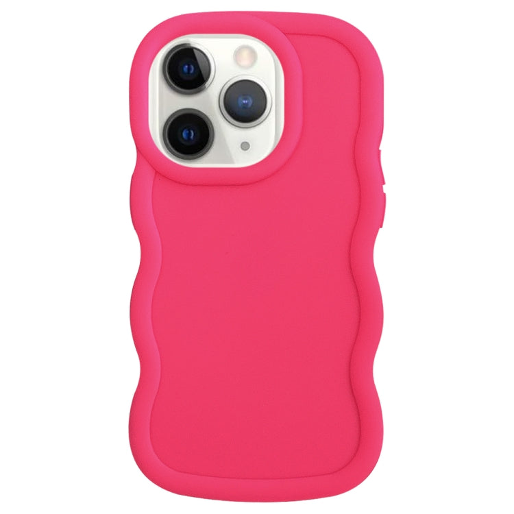 For iPhone 11 Pro Big Wave Puff Shape TPU Phone Case