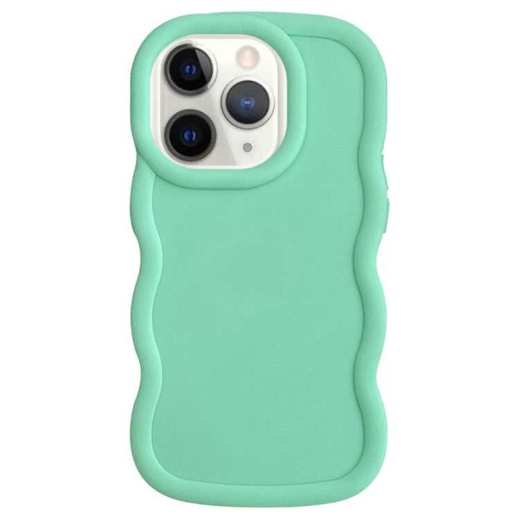 For iPhone 11 Pro Max Big Wave Puff Shape TPU Phone Case
