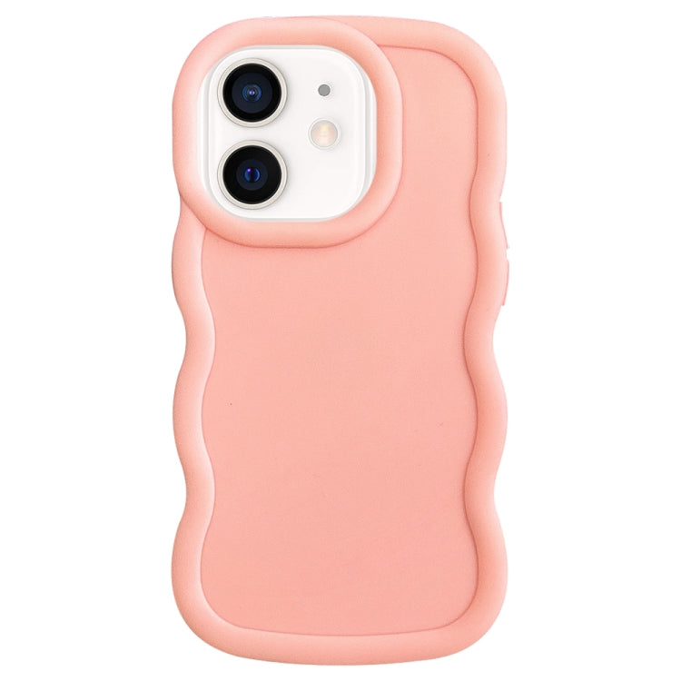 For iPhone 12 Big Wave Puff Shape TPU Phone Case