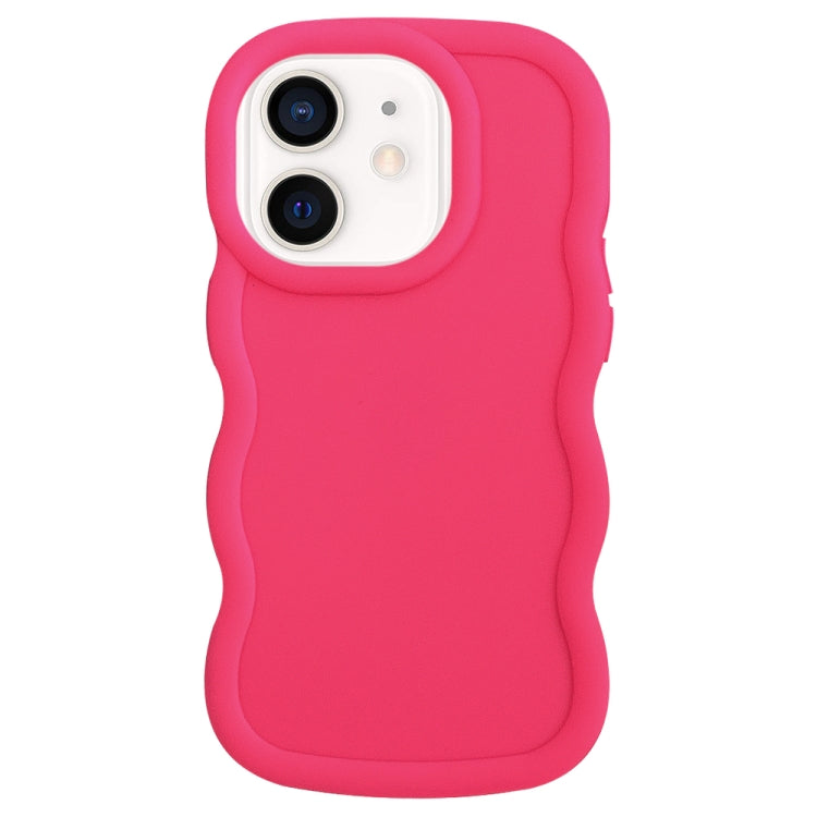 For iPhone 12 Big Wave Puff Shape TPU Phone Case